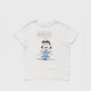 NWT RE/DONE Peanuts, Lucy Cute T Shirt, Women’s XS